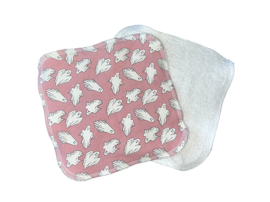 Glow Ghost 2ply Terry flannel Washcloth