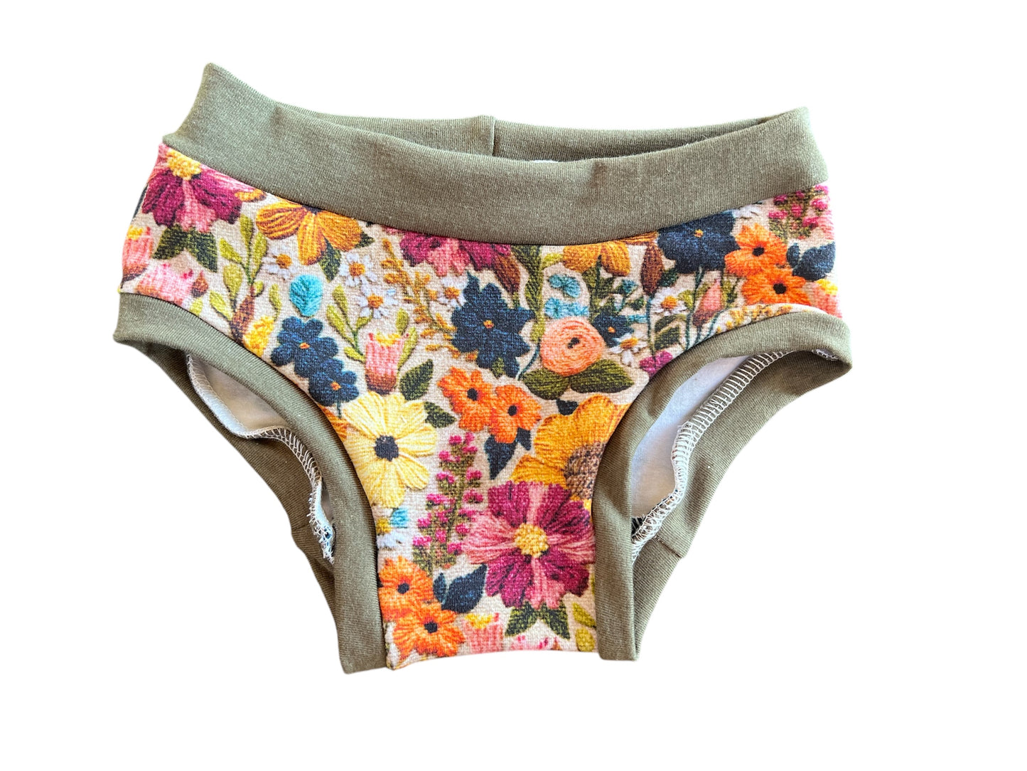 Embroidery Floral 4t kids Underwear