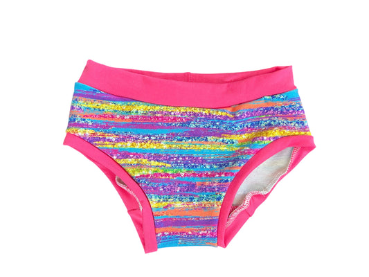 Glitter brush strokes size 5 underwear