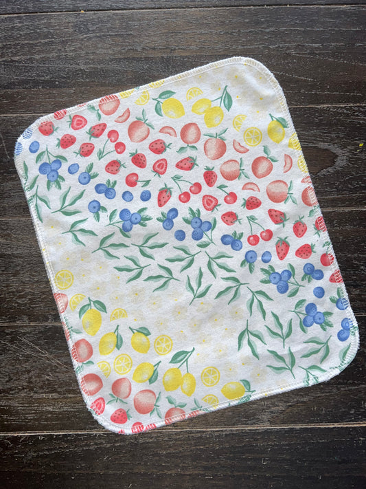 Fruit Salad 1ply flannel paperless towels