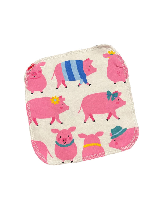 Fancy pigs 2ply flannel cloth wipes