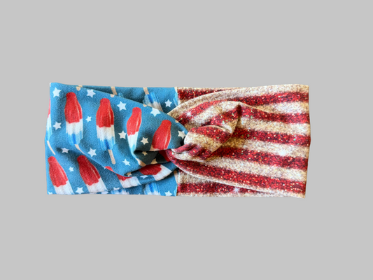 Patriotic Popcicles Adult Headband