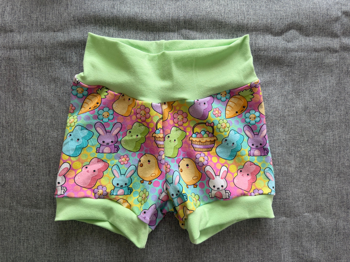 Easter Chicks & Bunnies 6/9yr Dolman & Shorts Outfit