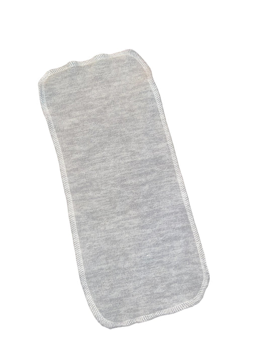 Heather Grey fleece diaper liners