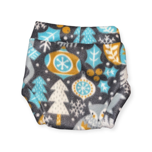 Discount Winter Forest Large Fleece Diaper Cover