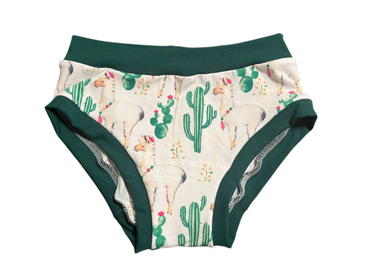 Llama Cactus size 10 underwear