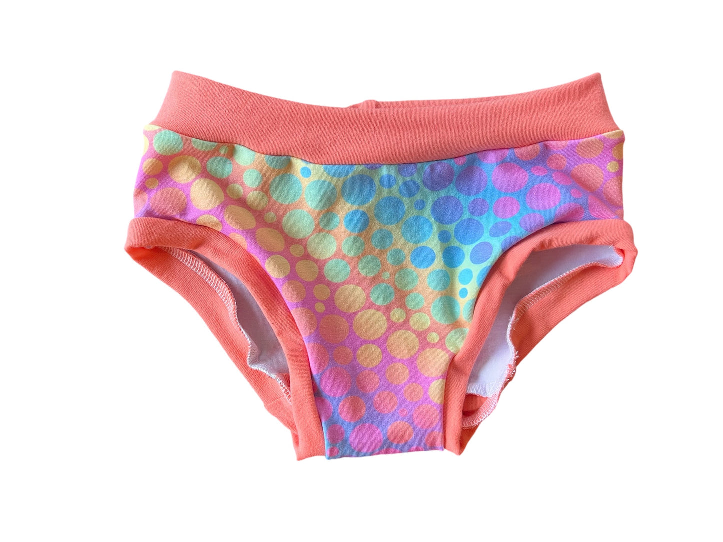 Pastel Dots kids size 7 underwear