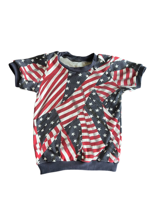 American Flag 18-24m Tshirt