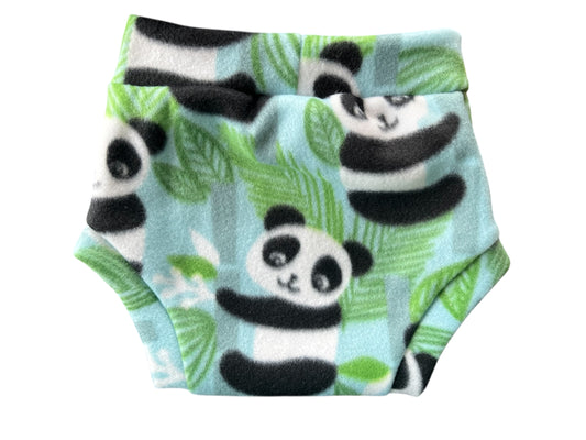 Panda XL Fleece Diaper Cover