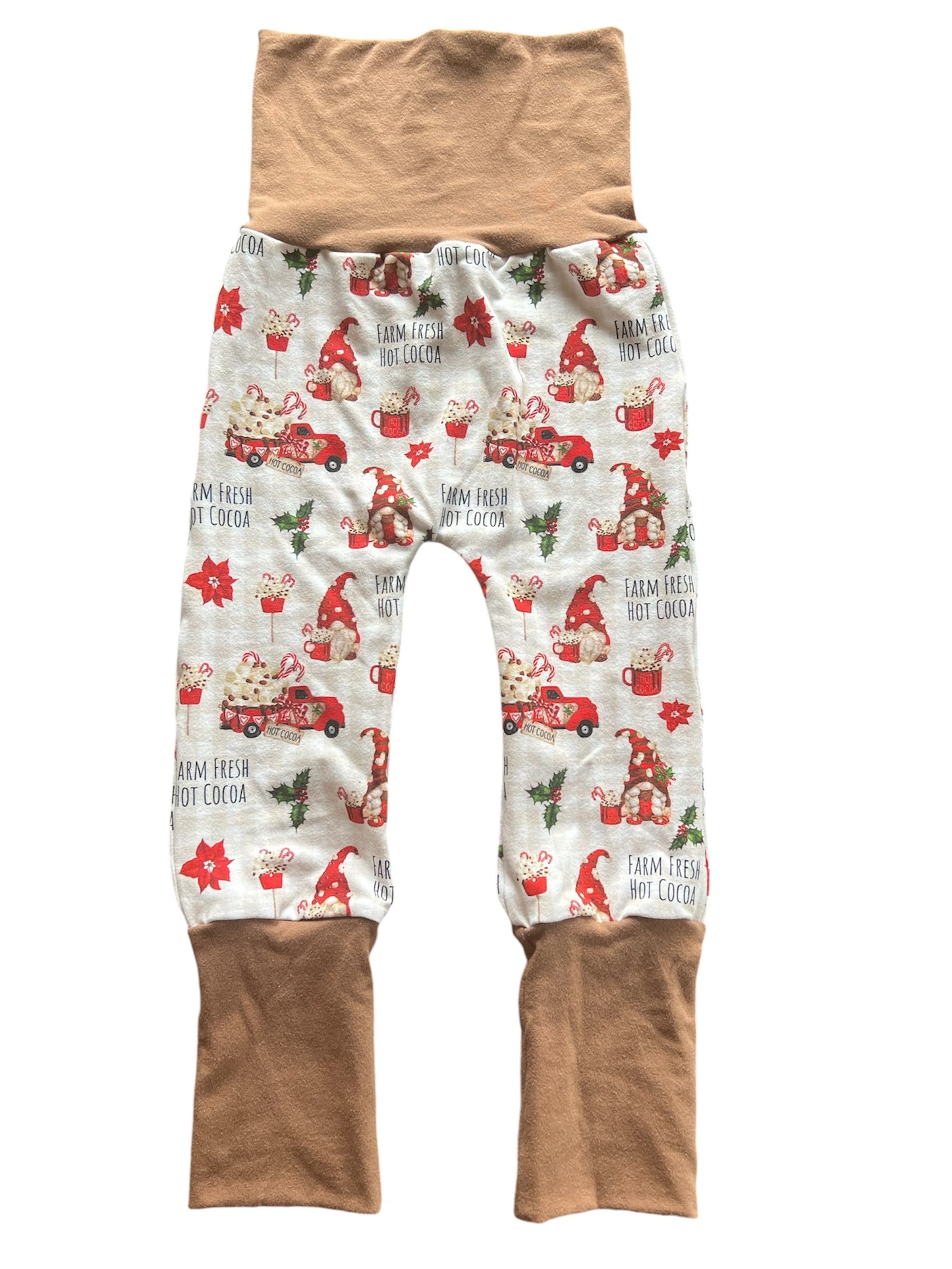 Hot cocoa gnomes 12m-3t maxaloones grow with me pants