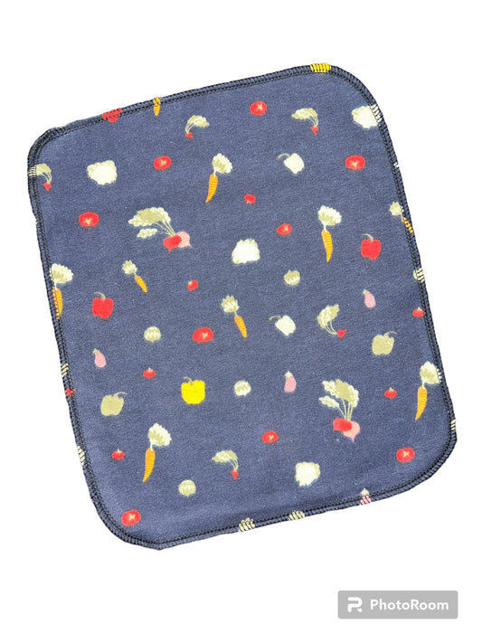 Veggies 1ply flannel reuseable paper towels