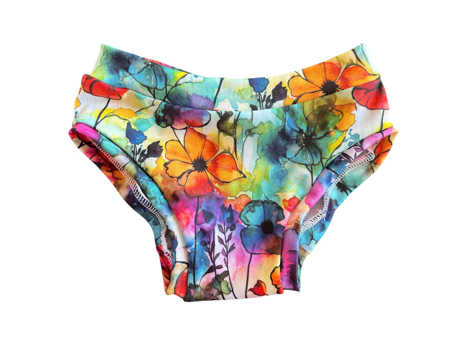 Alcohol Ink Floral 4t kids Underwear