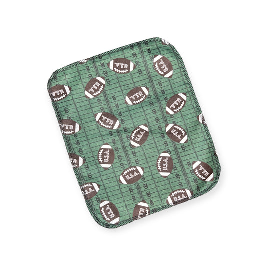 Footballs 1ply flannel reusable paper towels