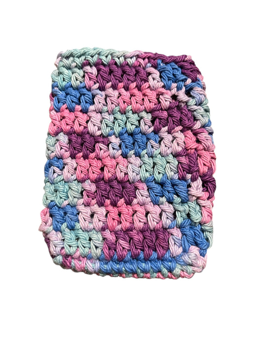 Carnival Colors Cotton Crochet Soap Saver