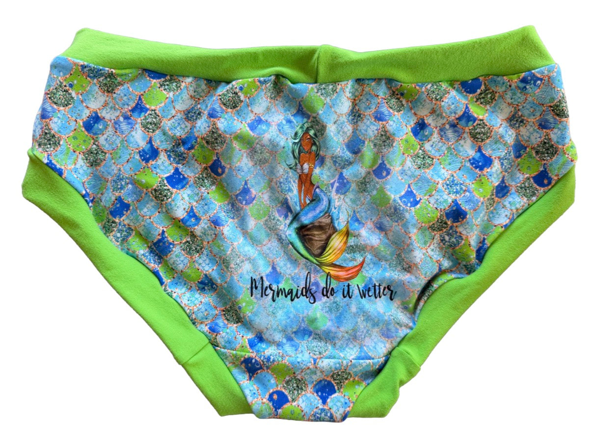 Mermaids do it Wetter XL Women’s Underwear low rise