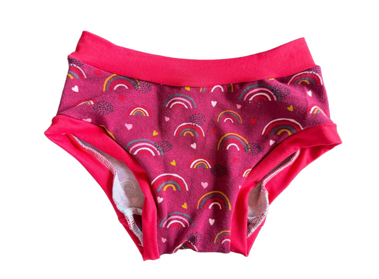 Rainbows  kids size 8 underwear