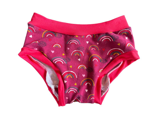 Rainbows  kids size 8 underwear