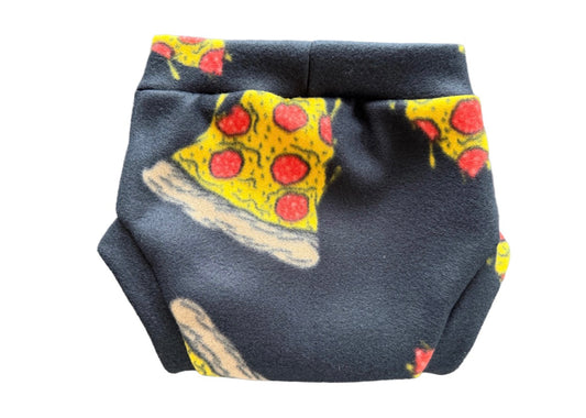 Pizza XL Fleece Diaper Cover