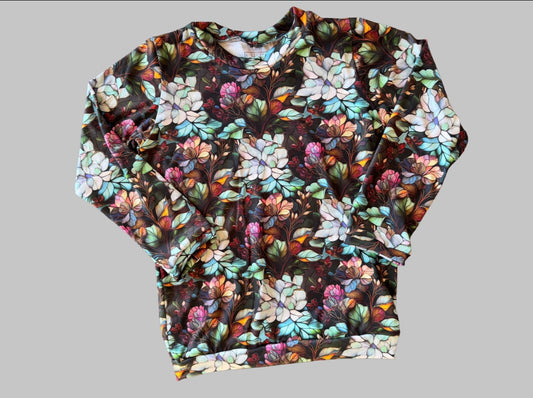 Stained Glass Floral  Longsleeve Shirt 5/6