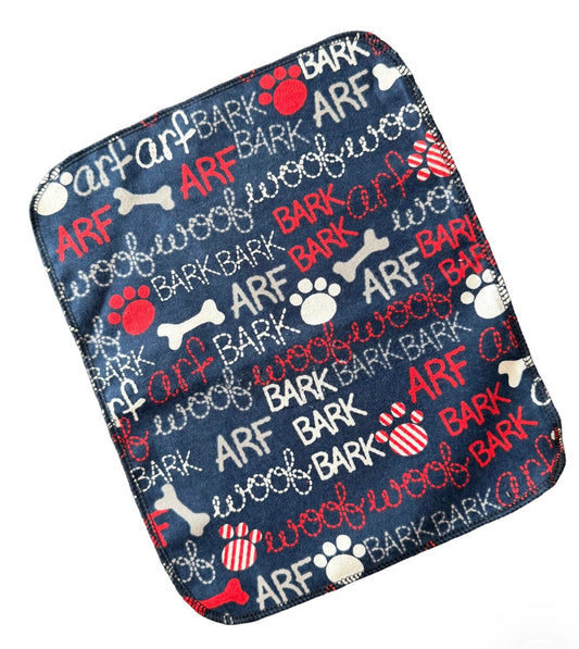 Woof Bark Arf 1ply flannel paperless towels