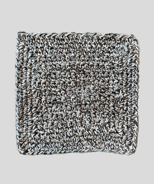 XL Overcast Sky Cotton Washcloth