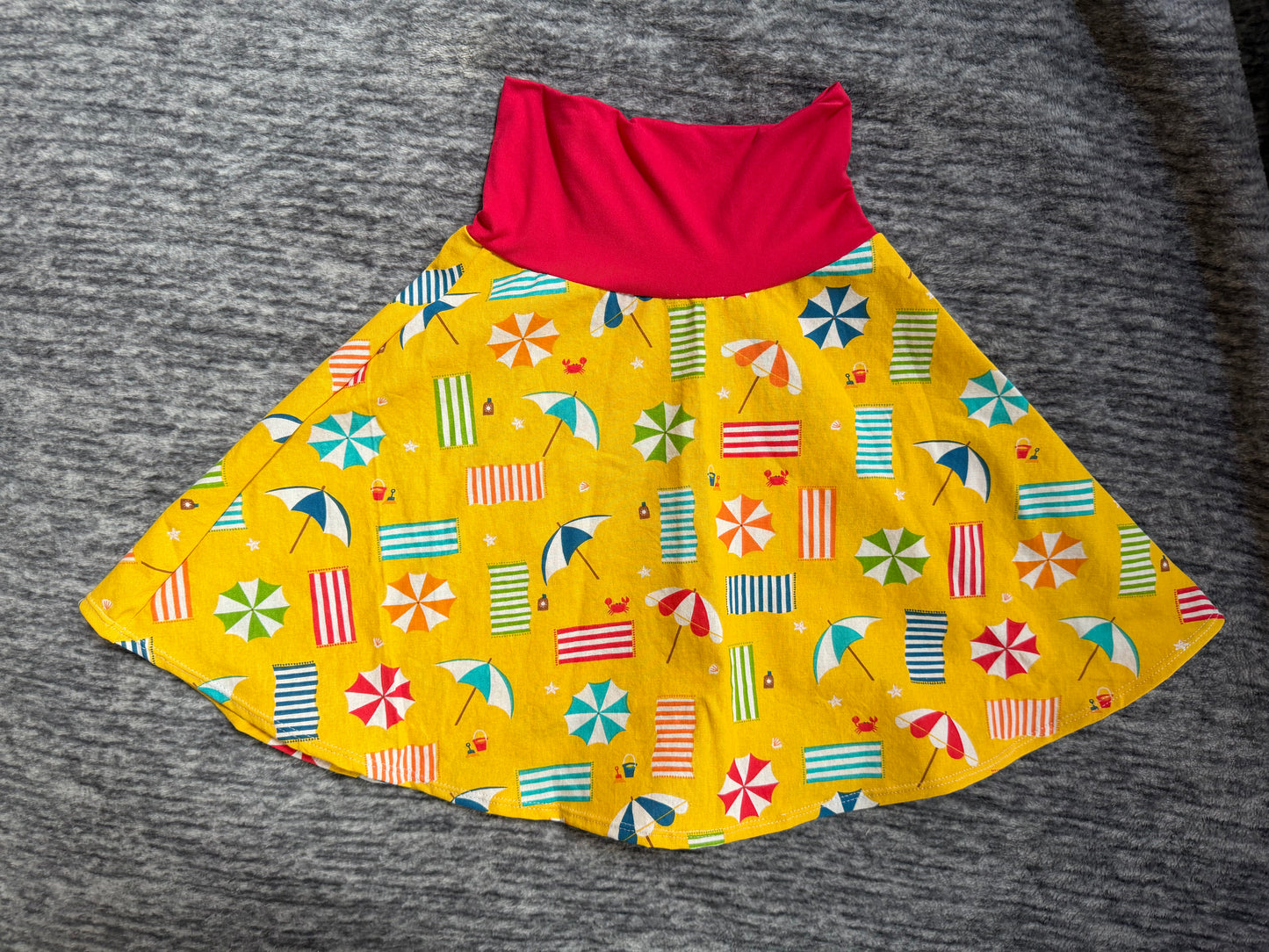 Day at the beach Size 5 Skater Skirt