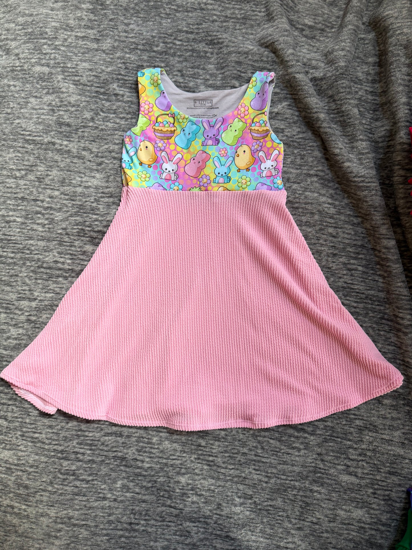 Chicks & Bunnies 3t-6Y Grow with me Long Skirt Dress