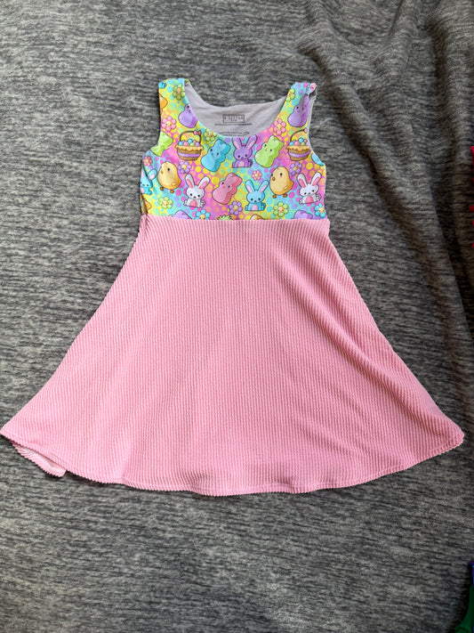 Chicks & Bunnies 3t-6Y Grow with me Long Skirt Dress
