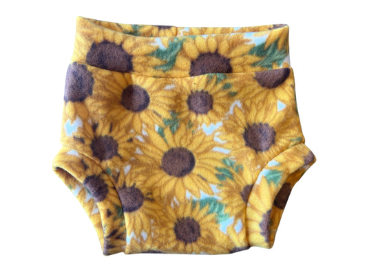 Sunflowers XL Fleece Diaper Cover