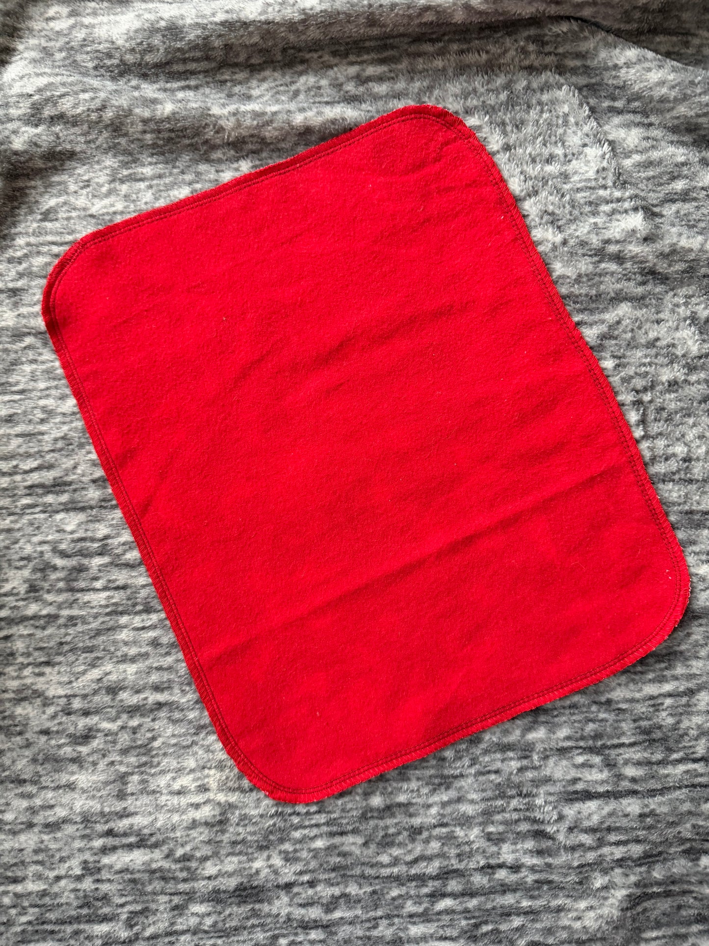 Red Tie Dye 1ply flannel reusable paper towel