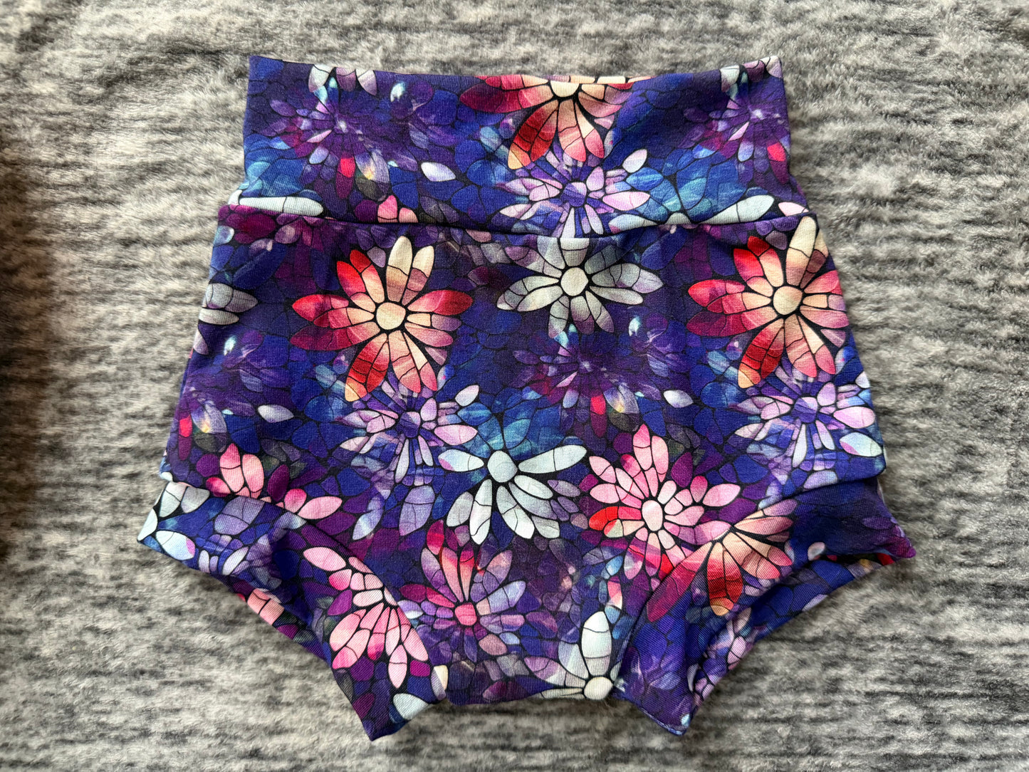 Stained Glass Dasies 18-24m bummies bamboo