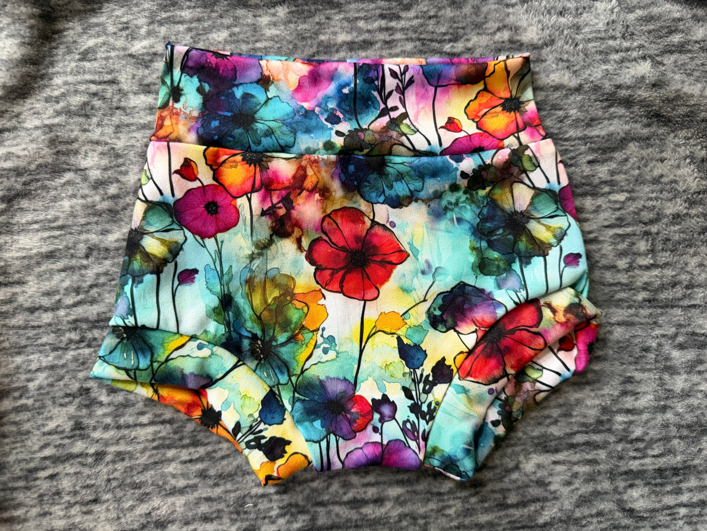 Alcohol Ink Floral 18-24m bummies