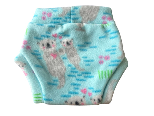 Otter Love Medium Fleece Diaper Cover