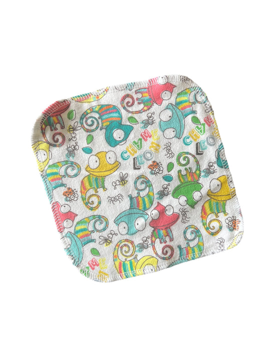 Chameleon 2ply flannel cloth wipes