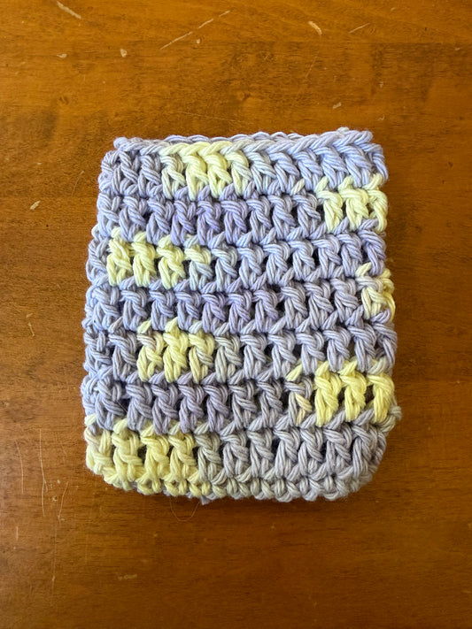 Lilac Cotton Crochet Soap Saver