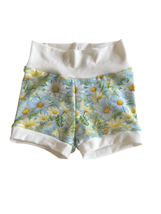 Daisies  12m-3t grow with me shorty shorts (shorter length)