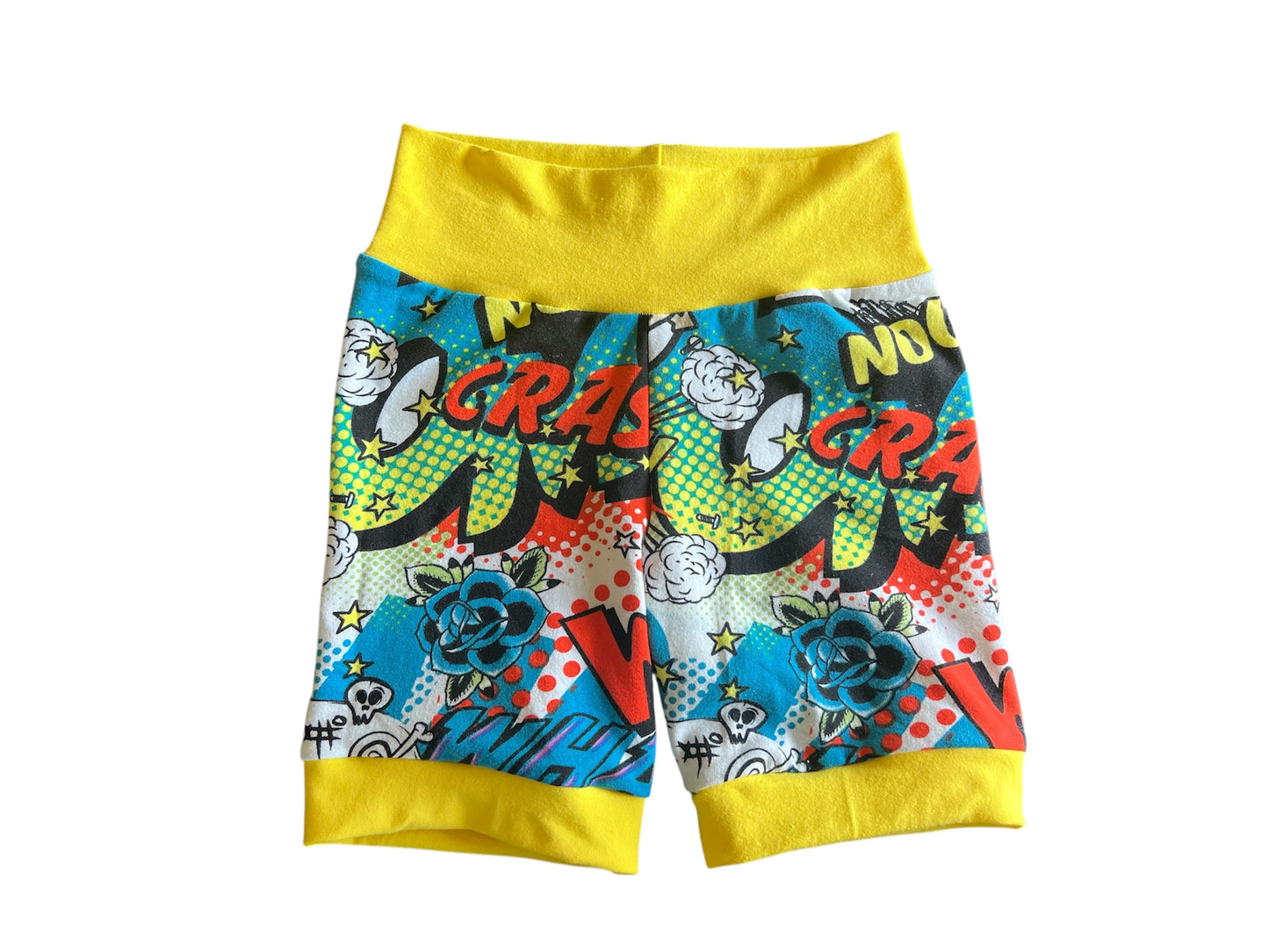 Comic Words 3-6yr  Shortie shorts (longer length)
