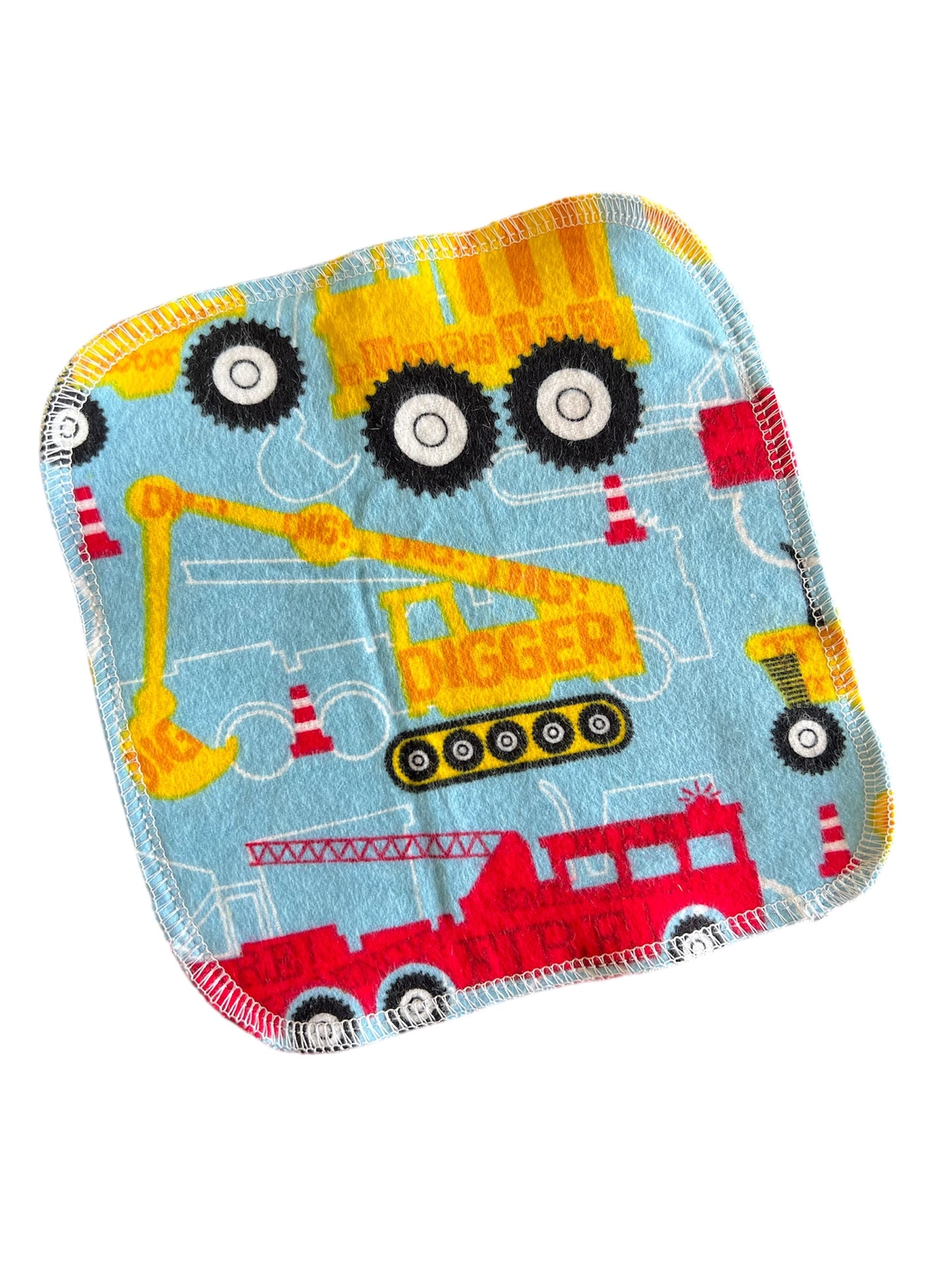 Construction 2ply flannel cloth wipes