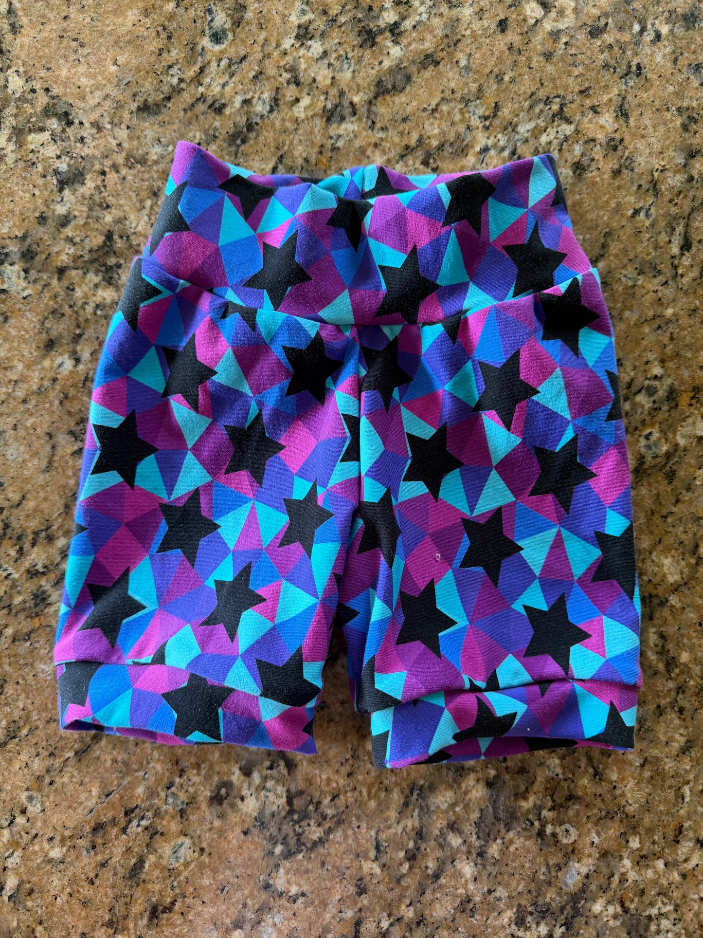 Geo Stars 12m-3t Shortie shorts (longer length)