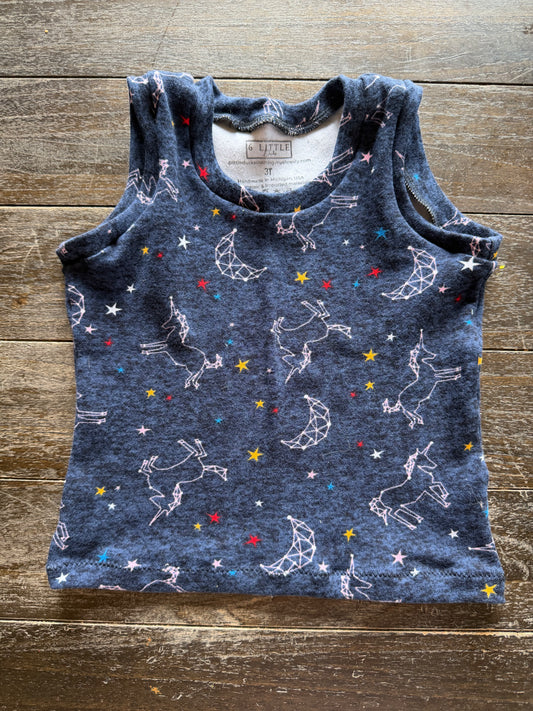 Unicorn Galaxy  3t Tanktop