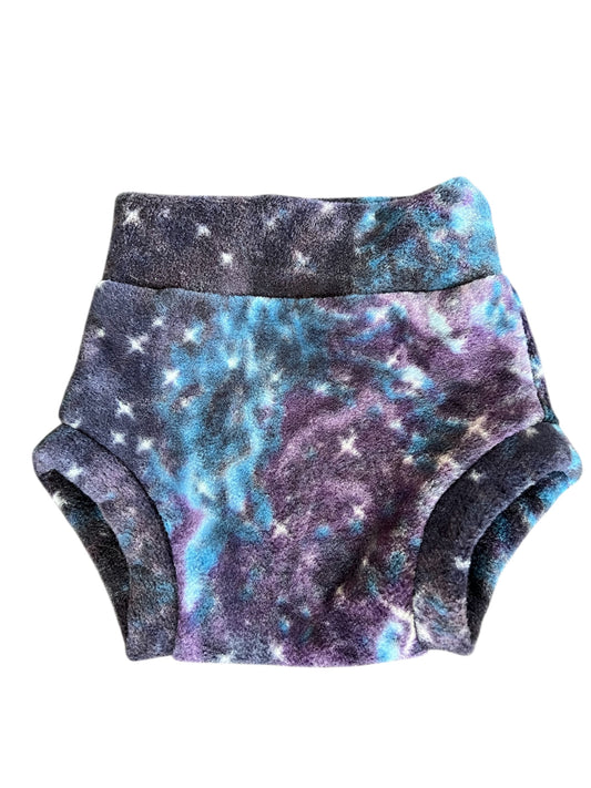 Purple Galaxy Medium Fleece Diaper Cover
