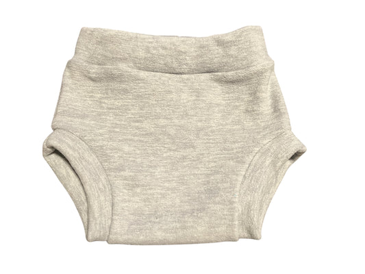 Heather Grey  XL Fleece Diaper Cover
