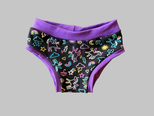 Neon Unicorn 4t kids Underwear