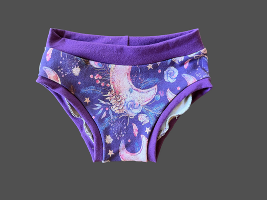 Floral Moons 4t kids Underwear