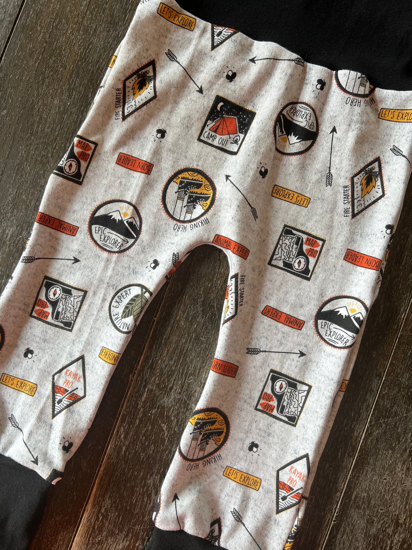 Camping Patches 6m-3t  Maxaloones grow with me pants