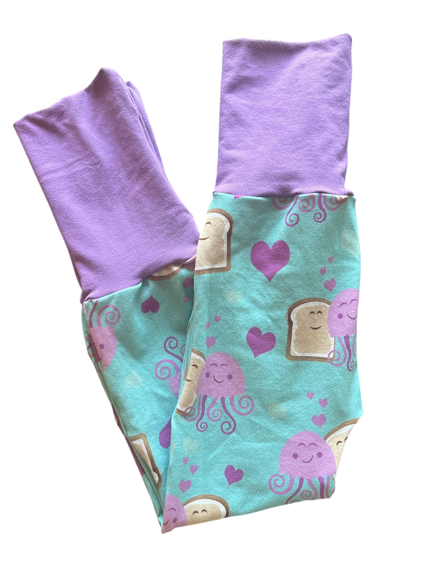 Peanut Butter Jellyfish 2-6yr Monsterloones Maxaloones grow with me pants