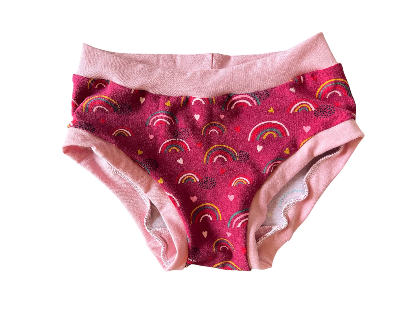 Rainbow Hearts kids size 10 underwear