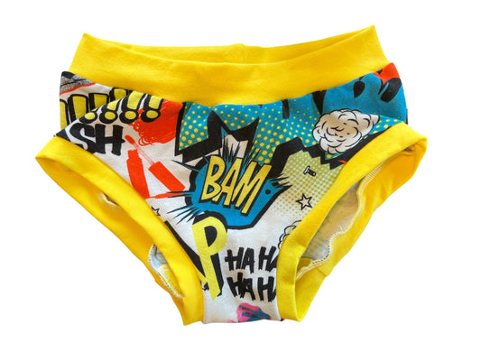 Comic Book kids size 9 underwear