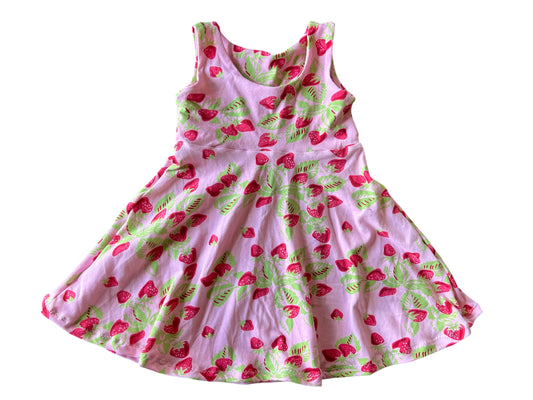 Strawberries 12m-3t Grow with me Long Skirt Dress