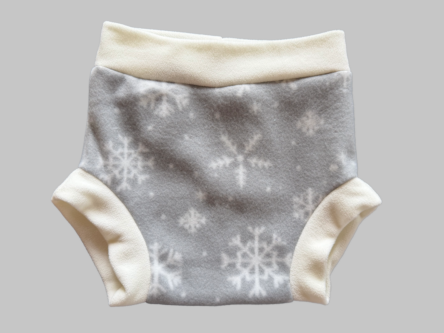Snowflakes XXXL Fleece Diaper Cover